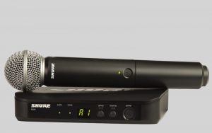 Shure wireless microphone and box