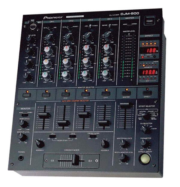 Pioneer DJM 500 DJ mixer for hire